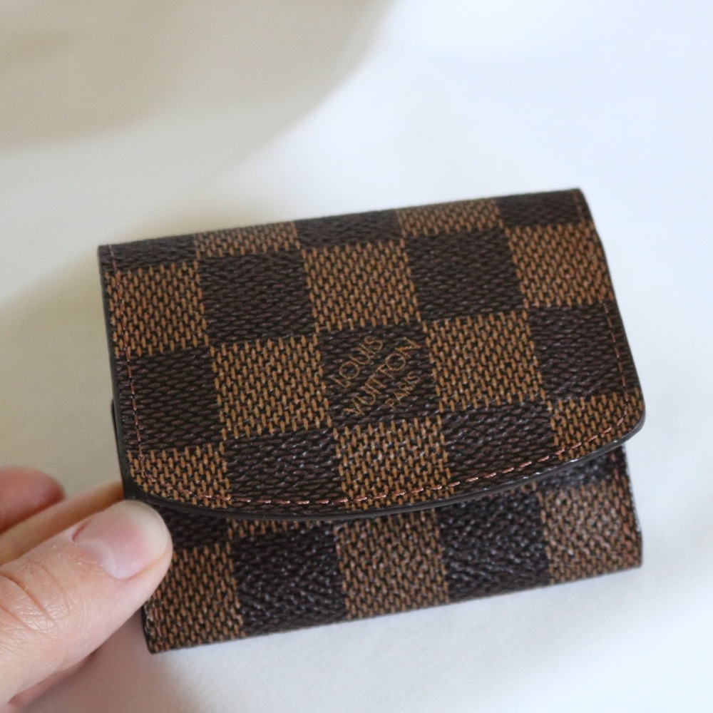 LV Damier Cufflink Holder